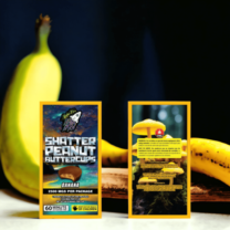 Buy Higher Fire Extracts - Shatter Peanut Butter Chocolate Cups - Banana 2500mg THC at Kush Station