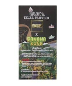 Buy Burn Extracts - Dual 3 Gram Puffer – Chocolope x Banana Kush (3 Grams + 3 Gram) at Kush Station Online Store