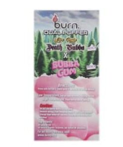 Buy Burn Extracts - Dual Puffer – Live Resin Death Bubba x Bubba Gum (2 Grams + 3 Gram) at Kush Station Online Store