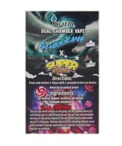 Buy Burn Extracts - Dual Chamber Disposable Vape - Slurricane + Super Runtz (3+3 Gram) at Kush Station Online Store