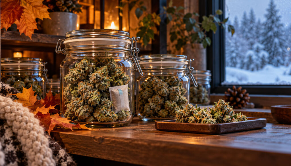How to Store Cannabis During Fall and Winter to Maintain Freshness