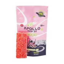 Buy Apollo Edibles – Sour Watermelon Cubes 5000mg THC at Kush Station Online Shop