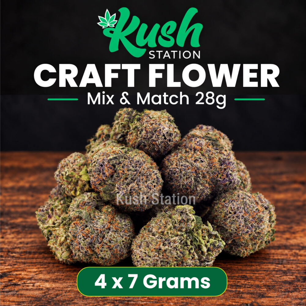 Buy Mix & Match Flower Craft 28G (4 x 7 Grams) at Kush Station Online Store
