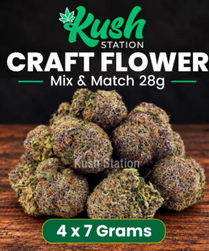 Buy Mix & Match Flower Craft 28G (4 x 7 Grams) at Kush Station Online Store