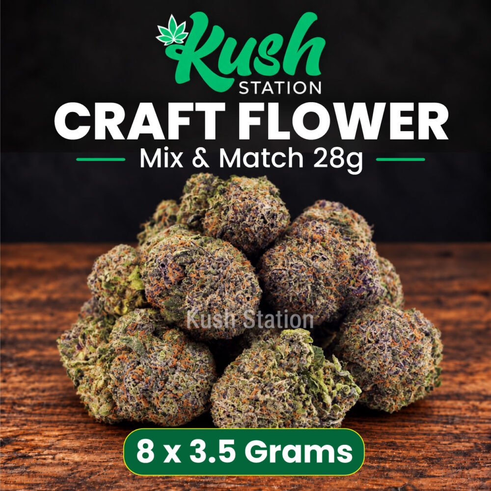 Buy Mix & Match Flower Craft 28G (8 x 3.5 Grams) at Kush Station Online Store