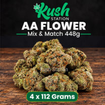Buy Mix & Match Flower AA 112G (4 x 28G Grams) at Kush Station Online Store