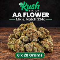Buy Mix & Match Flower AA 224G (8 x 28G Grams) at Kush Station Online Store