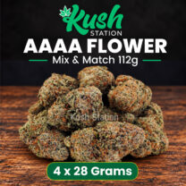 Buy Mix & Match Flower AAAA 112G (4 x 28 Grams) at Kush Station Online Store