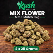 Buy Mix & Match Flower 112G (4 x 28 Gram) at Kush Station Online Store