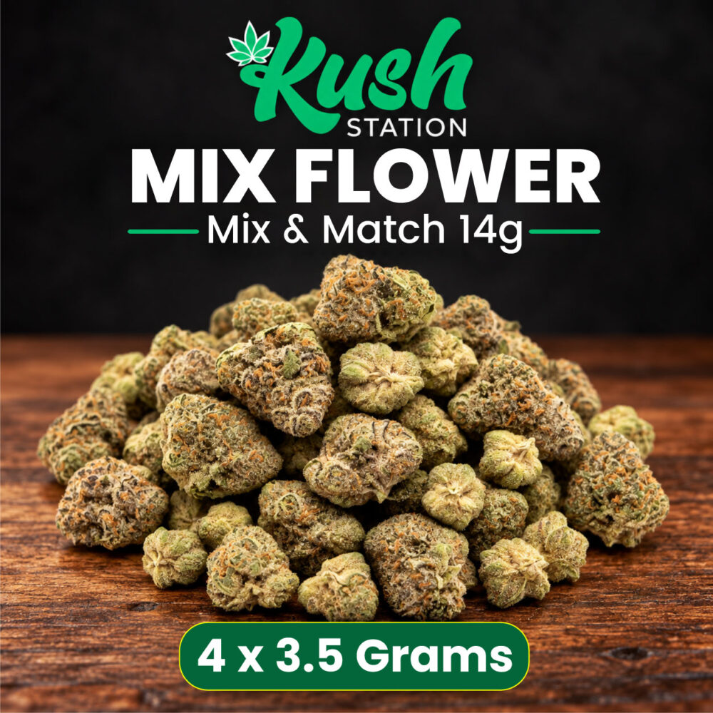 Buy Mix & Match Flower 14G (4 x 3.5 Gram) at Kush Station Online Store