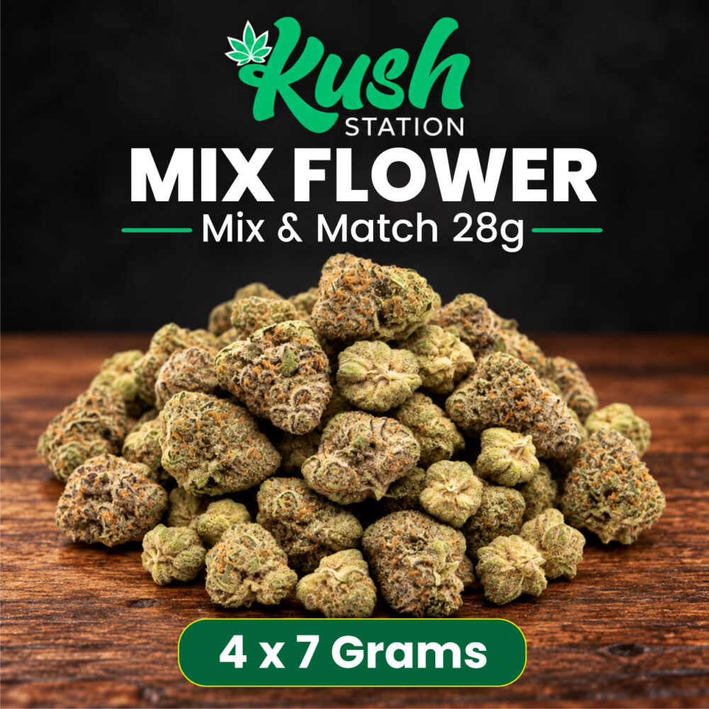Buy Mix & Match Flower 28G (4 x 7 Gram) at Kush Station Online Store