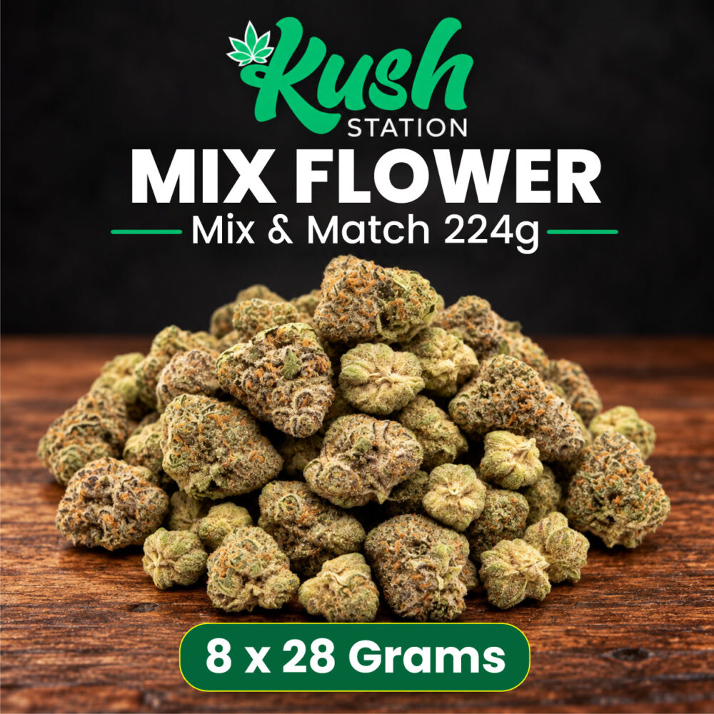 Buy Mix & Match Flower 224G (8 x 28 Gram) at Kush Station Online Store