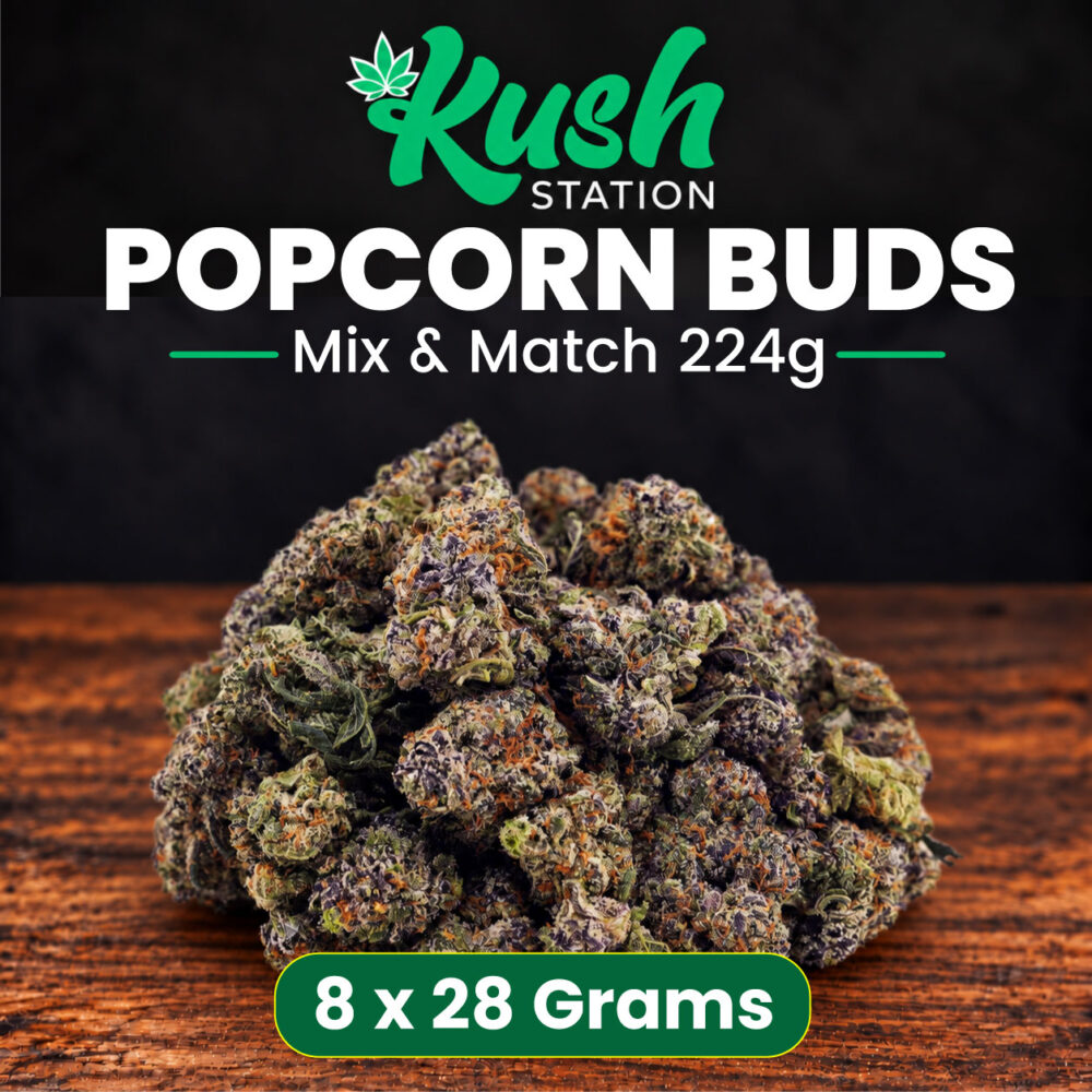 Buy Mix & Match Flower Popcorn 224G (8 x 28Grams) at Kush Station Online Store